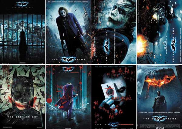 []  / λ縻 ī (8  / Ʈ) - ȭ ø - Ʈ : ũ Ʈ (The Dark Knight)/[EIGHT] Postcard /Greeting Cards Wholesale(8 pcs/set)-Movie Series - Batm